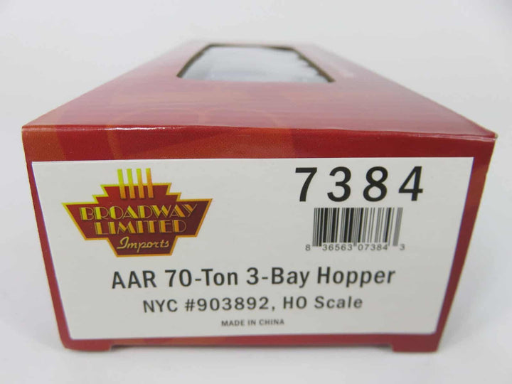 Broadway Limited 7384 HO Scale AAR 70-ton Triple 3-Bay Hopper New York Central image 2