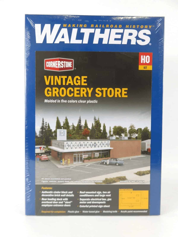 Walthers Cornerstone #933-4117 HO Scale Vintage Grocery Store NIB image 0