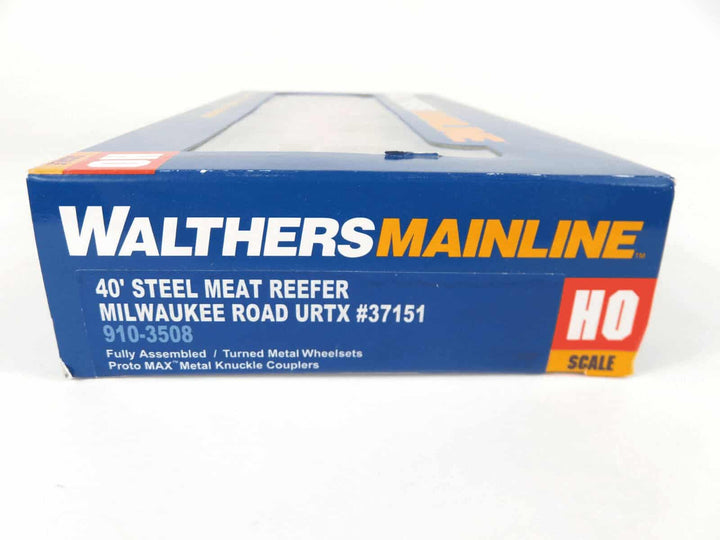 Walthers Mainline 910-3508 HO Scale 40' Steel Meat Reefer Milwaukee Road NIB image 2