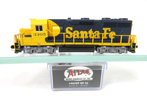 Atlas Classic 46509 N Scale EMD GP35 Diesel Locomotive ATSF Sante Fe #3305 #2