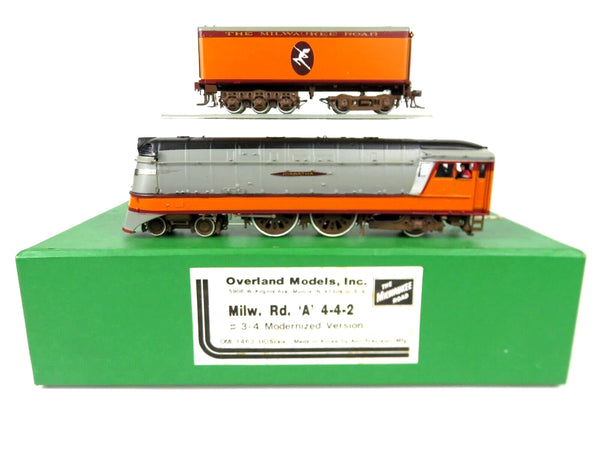 Overland Models OMI-1463 Brass HO Milwaukee Road 'A' 4-4-2 Locomotive Pro-Paint
