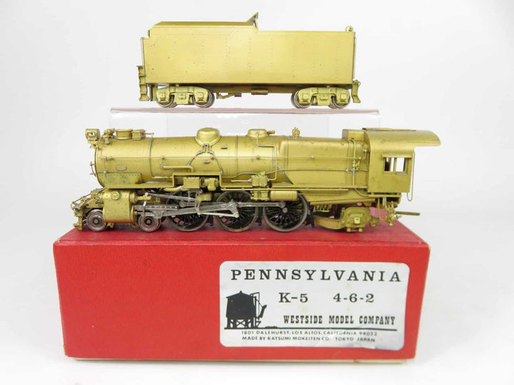 Westside Model Company Brass HO Scale Pennsylvania K-5 4-6-2 Steam Locomotive image 1
