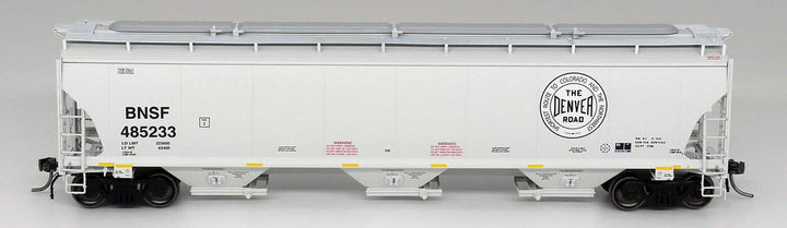 Intermountain 472147-03 HO BNSF The Denver Road Trinity 5161 Cu. Ft 3-Bay Hopper image 0