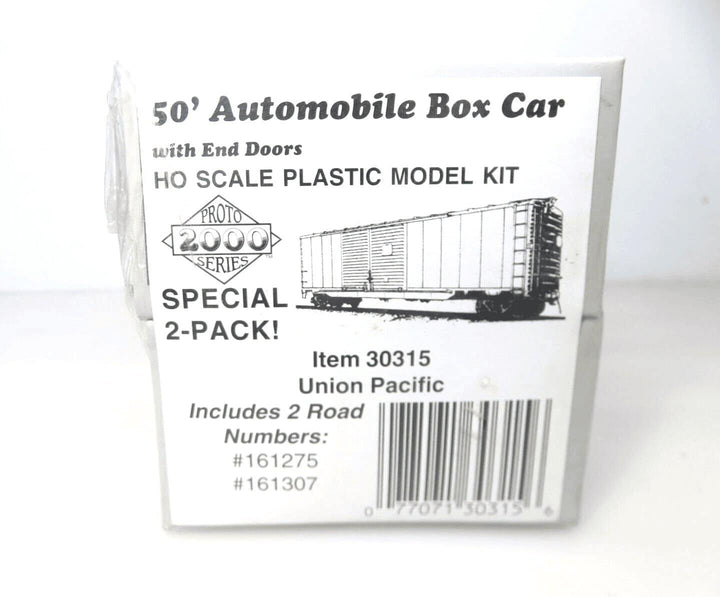 Proto 2000 HO Scale 50' Automotive Box Car UP Union Pacific Railroad 2 Pack NOS image 1