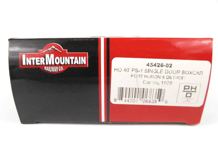 Intermountain 45426-02 HO 40' PS-1 Boxcar Port Huron &amp; Detroit Road #1070 NIB image 3