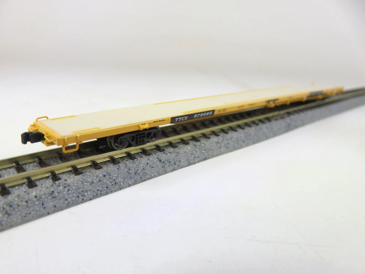 Atlas 50 004 441 N Scale ACF 89' 4" Flat Car TTCX Trailer Train #97608 ...