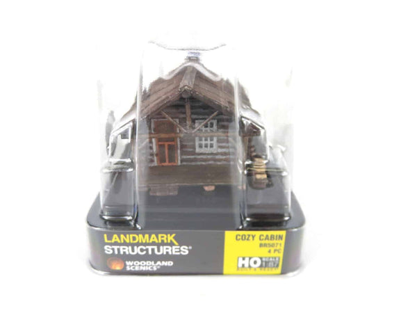Woodland Scenics BR5071 HO Scale Built-&amp;-Ready Cozy Cabin NIB image 0
