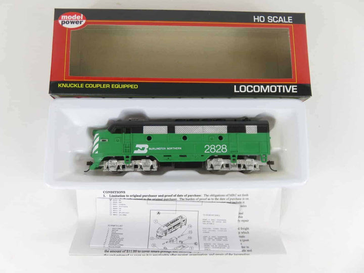 Model Power 96805 HO Scale BN Burlington Northern EMD F2-A Diesel Locomotive #3 image 2