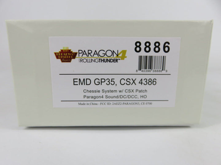 Broadway Limited 8886 HO EMD GP35 Locomotive Chessie CSX Patched DCC/P4 Sound image 4