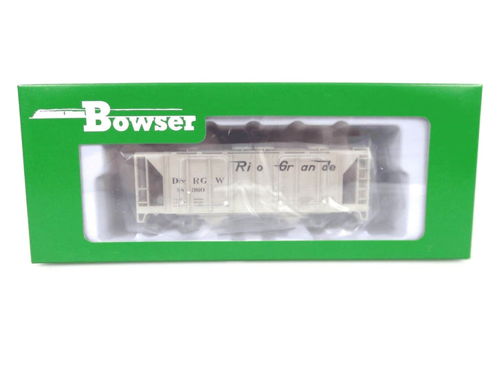Bowser #43257 HO Scale 70-Ton 2-Bay Covered Hopper D&amp;RGW Rio Grande #18360 NIB image 2