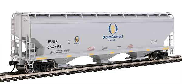 Walthers Mainline 920-7730 HO 60' NSC 5150 3-Bay Covered Hopper GrainsConnect image 1