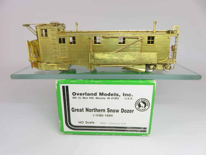 Overland Models Brass HO Scale GN Great Northern Snow Dozer Snowplow #2 image 1