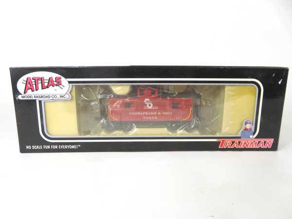 Atlas Trainman 1122 HO Scale Chesapeake and Ohio Cupola Caboose Road #90255 NOS