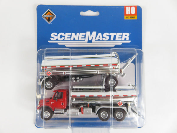 Walthers SceneMaster 949-11670 HO International 7600 Tank Truck with Trailer