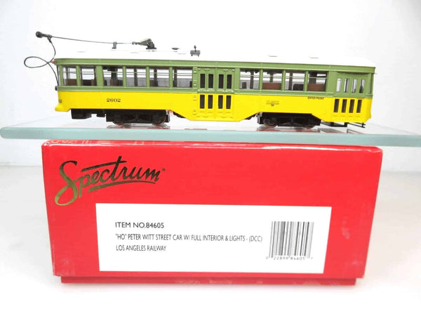 HO Bachmann Spectrum 84605 Los Angeles Railway Peter Witt Street Car w/ DCC image 0