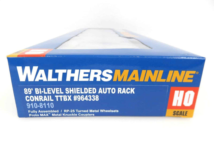 Walthers 910-8110 HO Scale 89' Bi-Level Shielded Auto Rack Conrail TTBX #964338 image 3