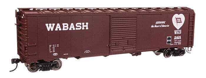 Walthers Mainline 910-46530 HO Scale 50' AAR Single Door Boxcar Wabash Railroad image 2