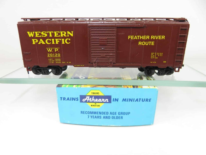 Athearn Blue Box HO Scale WP Western Pacific 40' Boxcar "Feather River Route" image 1