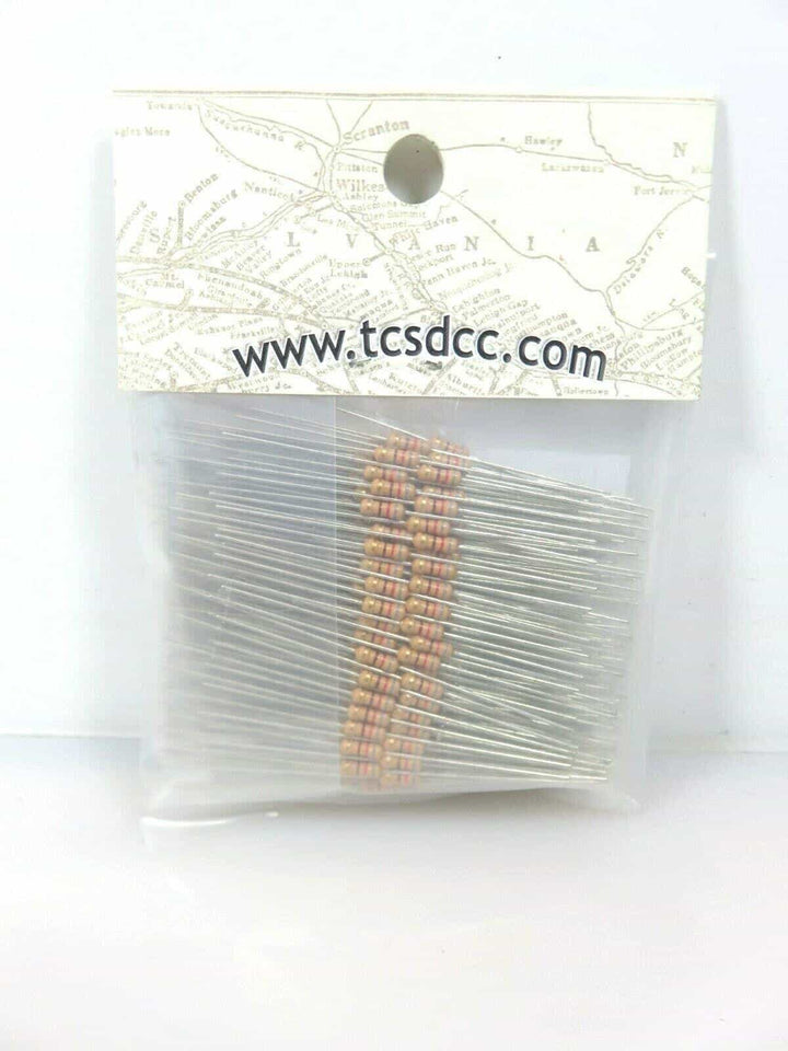 Train Control Systems TCS 1074 1/4 Watt 820 Ohm Resistor Pack of 200 image 1