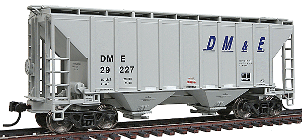 Walthers 932-41312 HO 100 Ton Cement Covered Hopper Dakota, Minnesota &amp; Eastern image 0