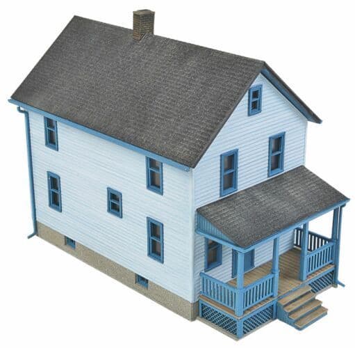 Walthers Cornerstone #933-3786 HO Scale Two-Story Frame House Kit image 2