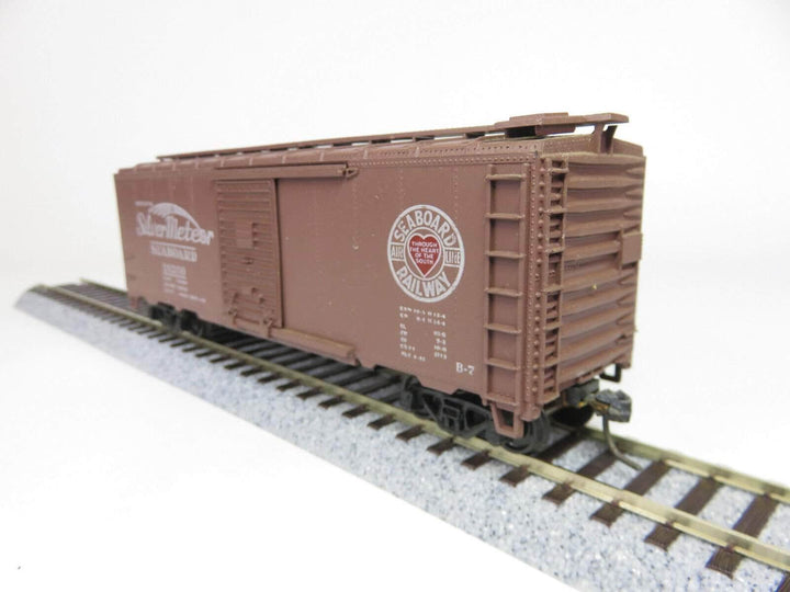 Athearn Blue Box HO Scale 40' Boxcar Seaboard Railway Silver Meteor Kadee's image 1
