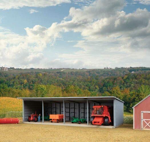 Walthers Cornerstone 933-3347 HO Scale Machinery Storage Shed Kit NIB image 1