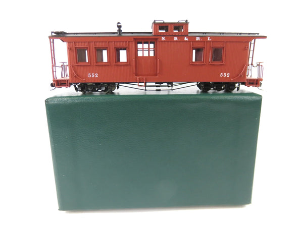 The Car Works HOn30 Brass SR&RL Sandy River & Rangeley Lakes Caboose #552