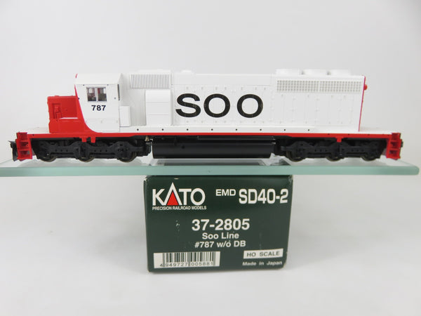 Kato 37-2805 HO Scale SOO Line EMD SD40-2 Diesel Locomotive #787