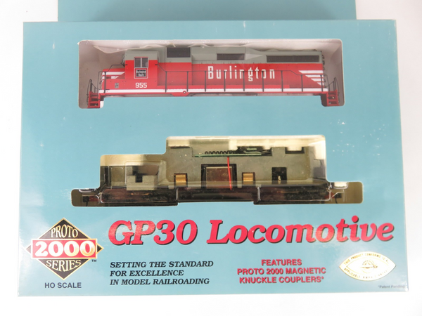 Proto 2000 21517 HO Scale CB&Q Burlington EMD GP30 Diesel Locomotive New Gears