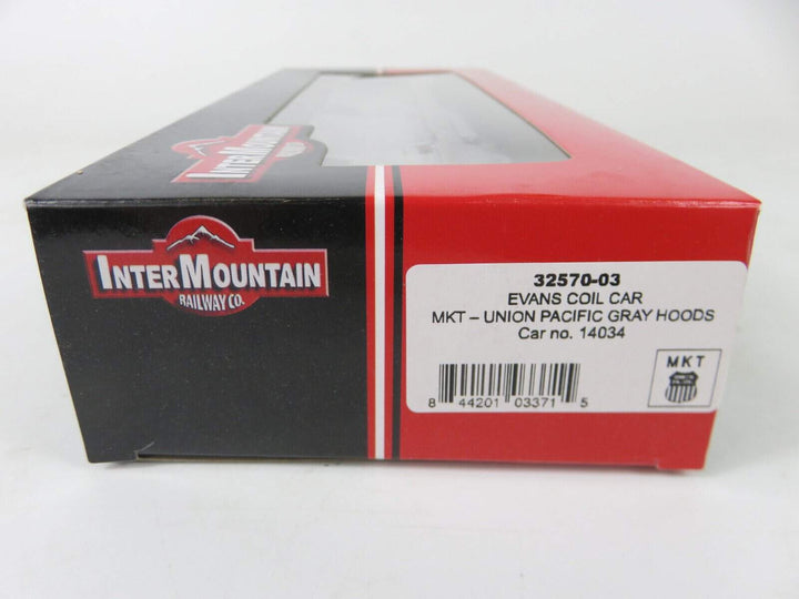 Intermountain 32570-03 HO Scale Evans Coil Car Union Pacific MKT #14034 NIB image 2