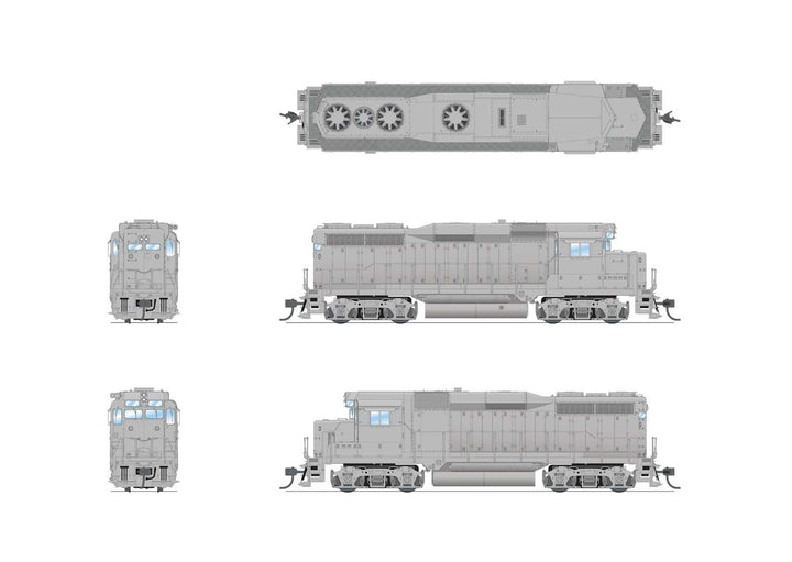 Broadway Limited BLI 7583 HO Scale EMD GP30 Unpainted DC/DCC/Paragon 4 Sound NIB image 4