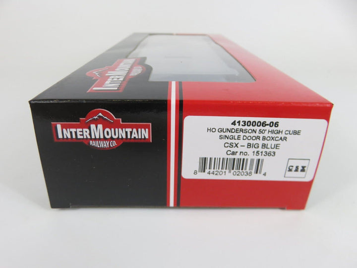 Intermountain 4130006-06 HO Scale CSX Gunderson 50' High Cube Single Door Boxcar image 3