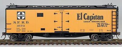 Intermountain 46102-30 HO Santa Fe El Capitan Straight Line Map Refrigerator Car image 1