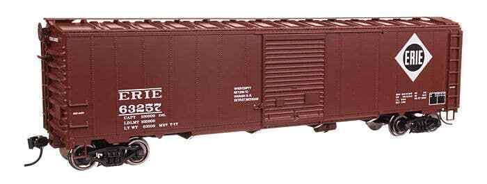 Walthers Mainline 910-46515 HO Scale 50' AAR Single Door Boxcar Erie Railroad image 1