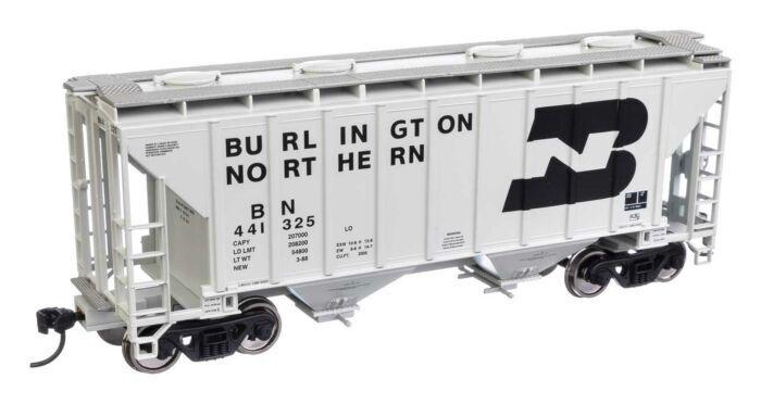 Walthers 910-7976 HO Burlington Northern 37' 2980 cu ft. 2-Bay Covered Hopper image 0