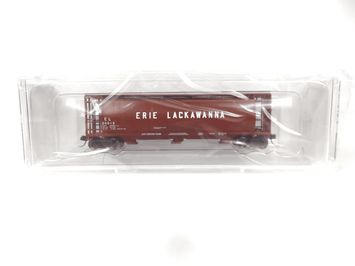 Bowser 38138 N Scale 3-Bay Cylindrical Covered Hopper Erie Lackawanna #20012 image 1