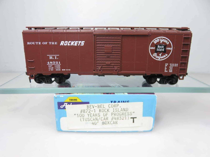 Bev-Bel Athearn HO Scale Rock Island "Route of the Rockets" 40' Boxcar #48321 image 1