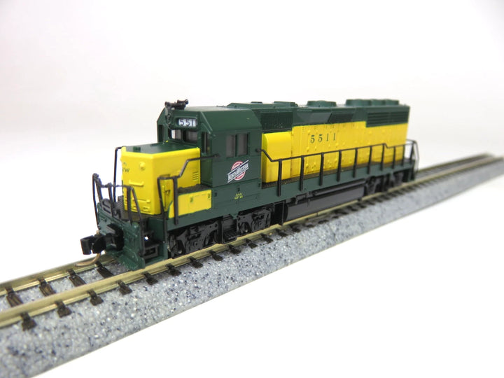 Atlas 48509 N Scale C&NW Chicago & North Western EMD GP40 Diesel Locom ...