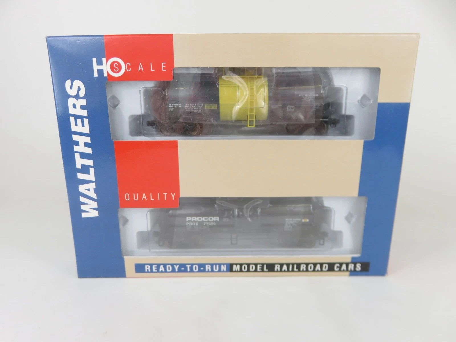 Walthers HO Scale Procor AFPX 16,000 Gallon Funnel Flow Tank Car 2 Pac ...