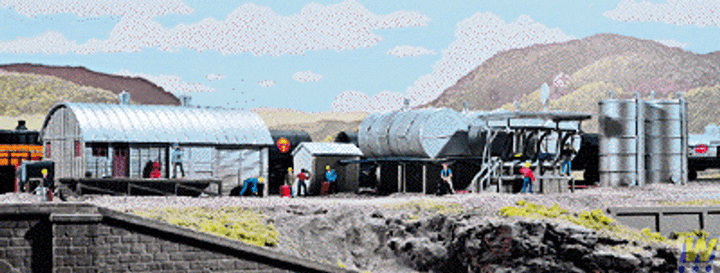 Walthers Cornerstone #933-3006 HO Scale Interstate Fuel &amp; Oil Kit image 1