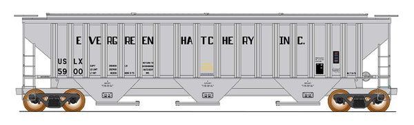 Intermountain 653109-03 N Evergreen Hatchery 4750 Cu.ft. 3-Bay Covered Hopper