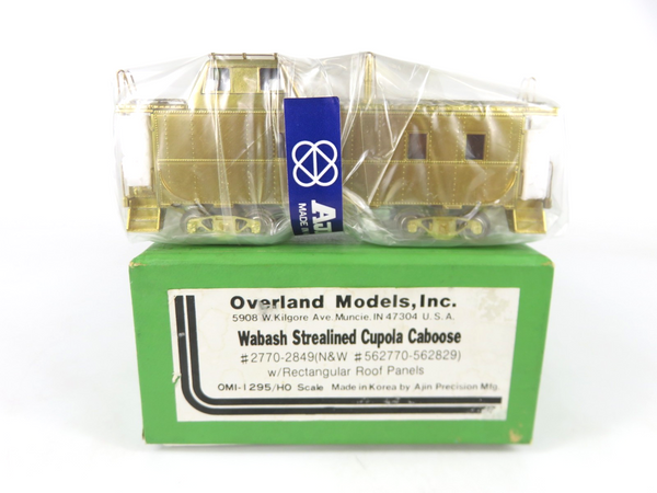 Overland Models Brass OMI-1295 HO Scale Wabash Streamlined Cupola Caboose
