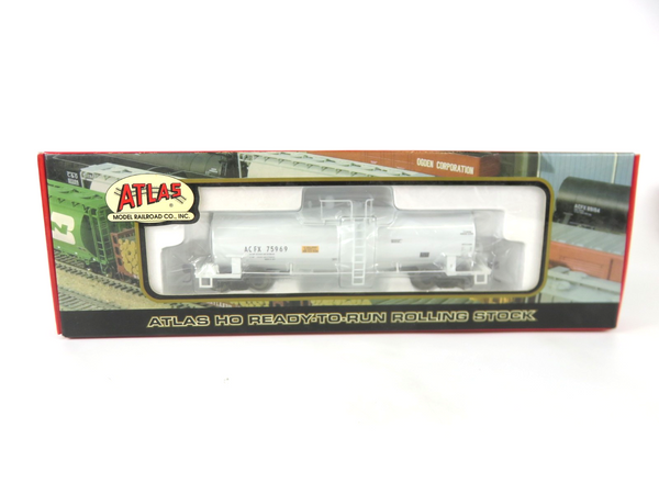 Atlas 1711-2 HO Scale ACF 14,000 Gallon Kaolin Tank Car ACFX #75969 NOS