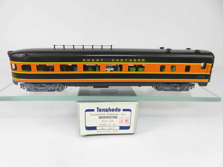 Tenshodo 427 Brass HO GN Great Northern Empire Builder Observation Passenger Car image 0