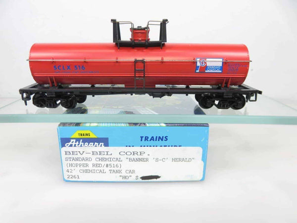 Bev-Bel Athearn HO Scale 42' Chemical Tank Car Standard Chemical Banner Herald image 0