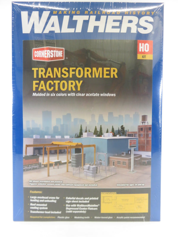 Walthers Cornerstone 933-4107 HO Scale Transformer Factory Kit NIB