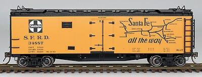 Intermountain 46112-34 HO Santa Fe Refrigerator Car El Capitan Curve Line Map image 0