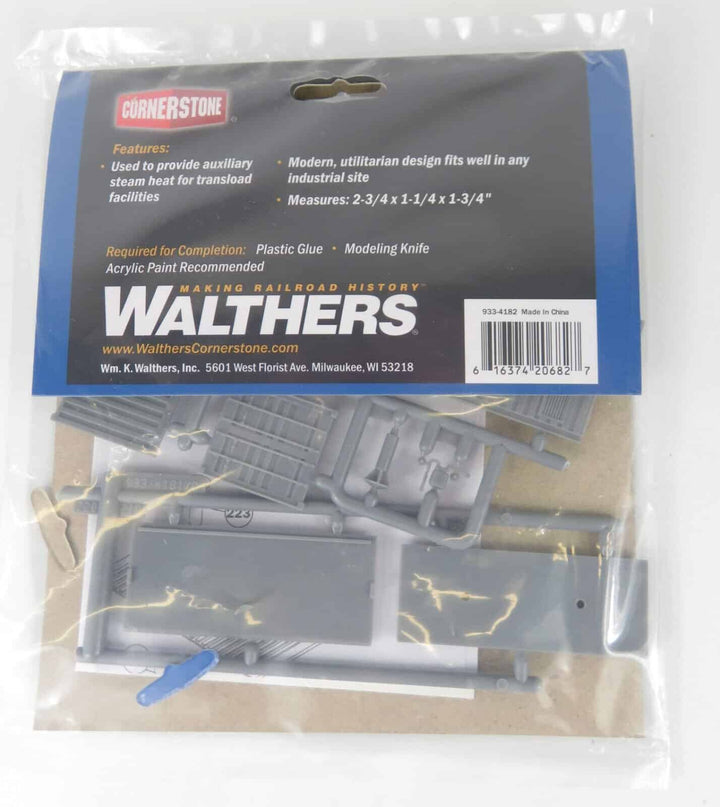 Walthers Cornerstone 933-4182 HO Scale Boiler House Transload Facility Kit NIB image 3