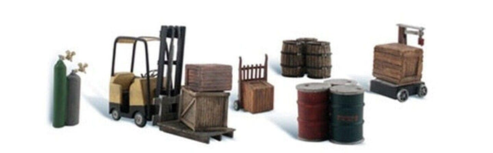 Woodland Scenics A1934 HO Scale Loading Dock Details Forklift image 0
